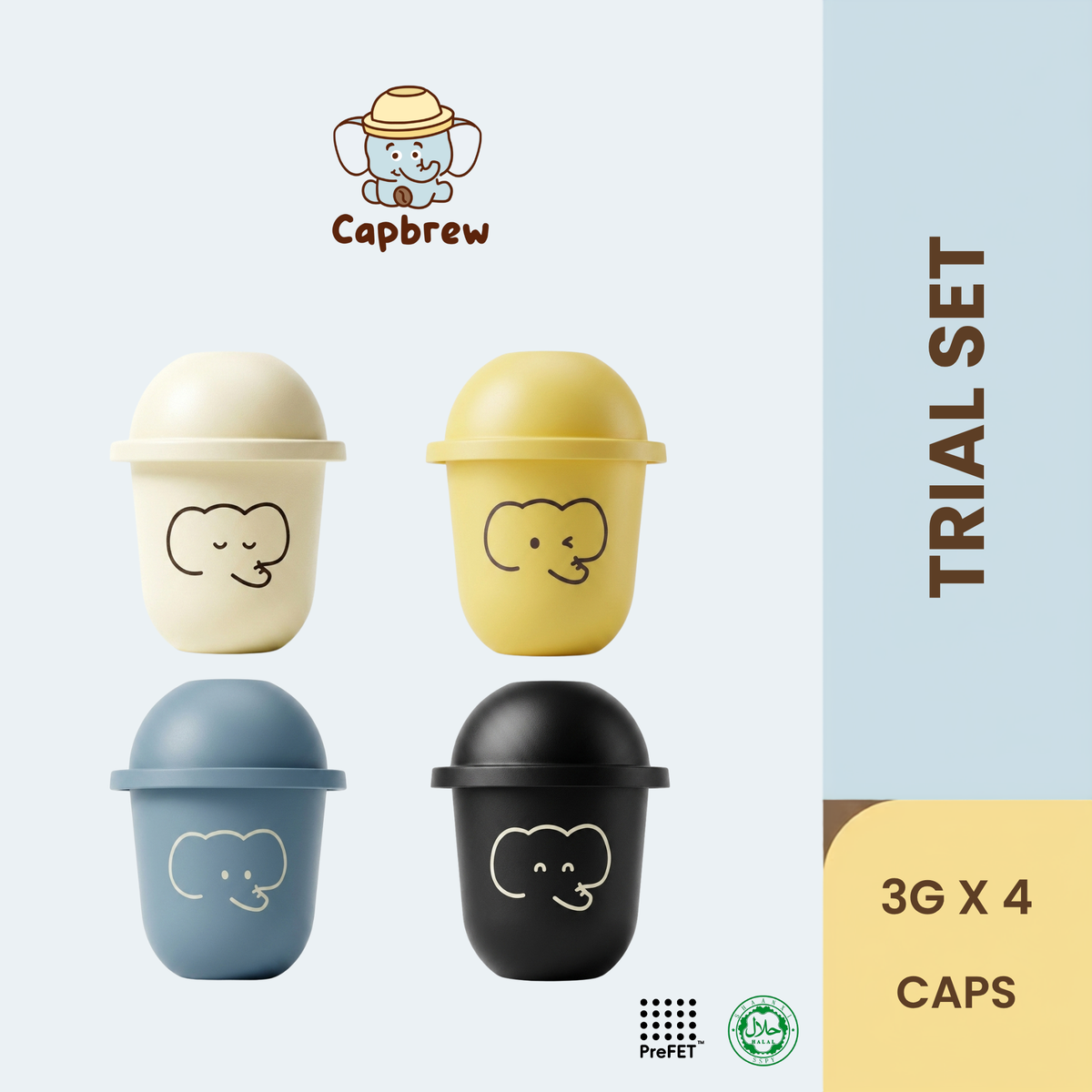 Trial Set - 4 Caps